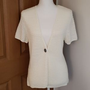 Women's Evan Picone Short Sleeve Cardigan